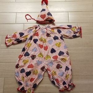 SOLD Vintage Clown Costume